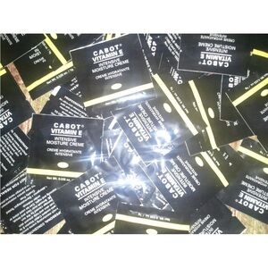 Creme Packets Cabots Vitamin E creme intensive skin cream samplesTRIAL SIZE 20PC